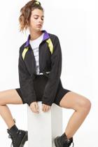 Forever21 Colorblock Cropped Windbreaker