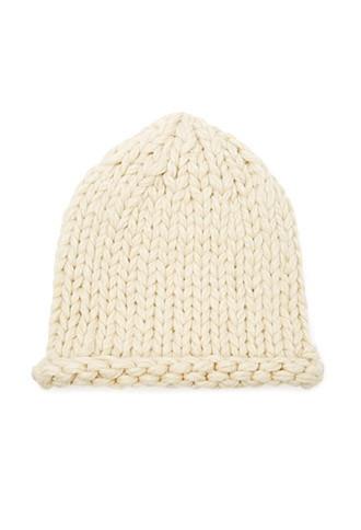 Forever21 Rolled-hem Purl Knit Beanie