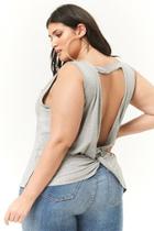 Forever21 Plus Size Sleeveless Cutout Twist-back Top