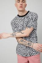 Forever21 Leopard Print Crew Neck Tee
