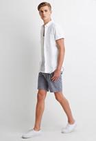 Forever21 Linen-blend Chambray Shorts