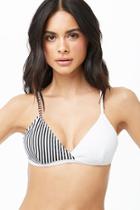 Forever21 Combo Striped Bikini Top