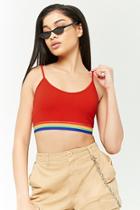 Forever21 Rainbow Striped Cami Top