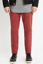 Forever21 Cuffed Slim Fit Chinos