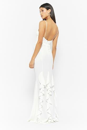 Forever21 Cami Ruffle Column Dress