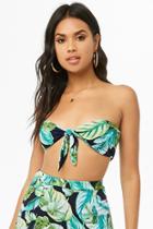Forever21 Tropical Floral Print Bandeau