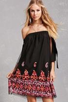 Forever21 Paisley Embroidered Dress