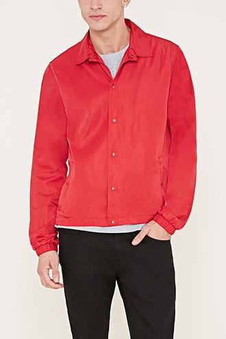 21 Men Men's Sheeny Coach Jacket