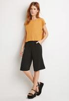 Love21 Boxy Cap-sleeved Top