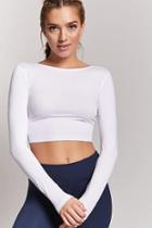 Forever21 Active Scoop-back Crop Top