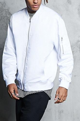 Forever21 Nylon-blend Bomber Jacket