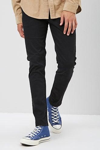 Forever21 Woven Cotton-blend Pants