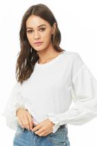 Forever21 Balloon-sleeve Top
