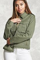 Forever21 Button-front Cargo Jacket