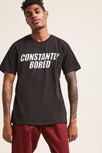 Forever21 Constantly Bored Graphic Tee