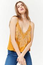 Forever21 Embroidered V-neck Cami