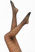 Forever21 Semi-sheer Geo Pattern Tights
