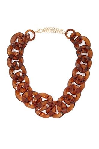 Forever21 Lucite Chain Necklace