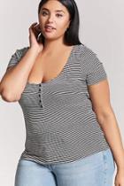 Forever21 Plus Size Stripe Top