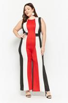 Forever21 Plus Size Colorblock Wide-leg Jumpsuit