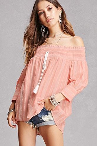 Forever21 Smocked Top