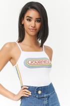 Forever21 Journey Graphic Cropped Cami