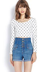 Forever21 High-waisted Denim Shorts