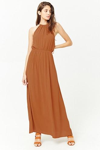Forever21 High-neck Maxi Dress