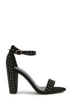 Forever21 Studded Faux Suede Heels