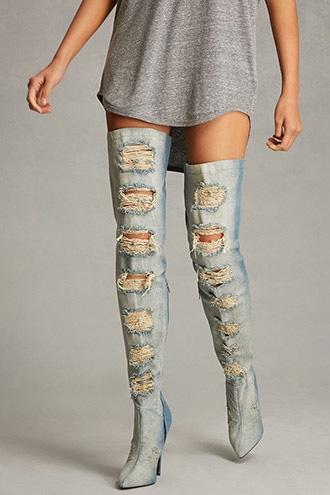 Forever21 Privileged Denim Boots