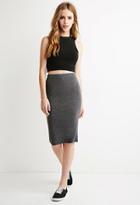 Forever21 Plus Heathered Pencil Skirt