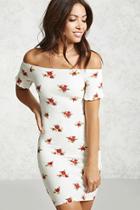 Forever21 Floral Bodycon Dress
