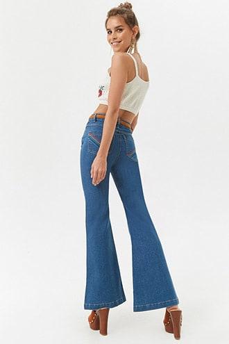 Forever21 High-rise Flared Jeans
