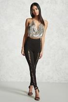 Forever21 Lace-up Front Leggings