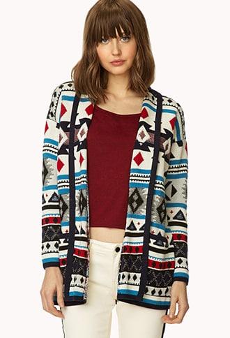 Forever21 Off-duty Open-knit Sweater