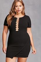 Forever21 Plus Size Plunging O-ring Dress