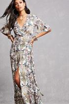Forever21 Paisley Floral Wrap Dress