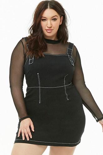 Forever21 Plus Size Denim Mini Dress