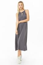 Forever21 Trapeze Halter Maxi Dress