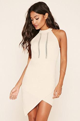 Forever21 Women's  High-neck Mini Dress
