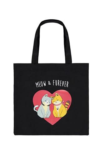Forever21 Meow & Furever Graphic Eco Tote Bag