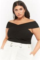 Forever21 Plus Size Wrap-front Top