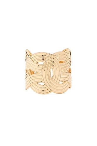 Forever21 Etched Geo Cuff Bracelet