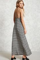 Forever21 Chevron Print V-neck Maxi Dress