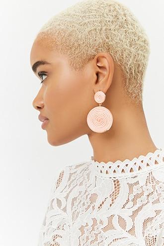 Forever21 Rope Swirl Drop Earrings