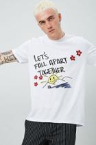 Forever21 Lets Fall Apart Graphic Tee