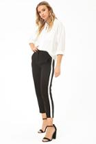 Forever21 Contrast Stripe Ankle Pants