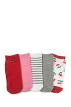 Forever21 Assorted Graphic Ankle Socks - 5 Pack