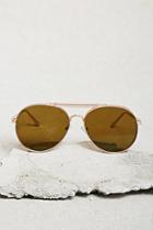 21 Men Men Flat Aviator Sunglasses