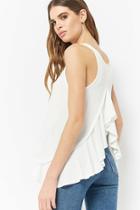 Forever21 Ruffle Back Tank Top